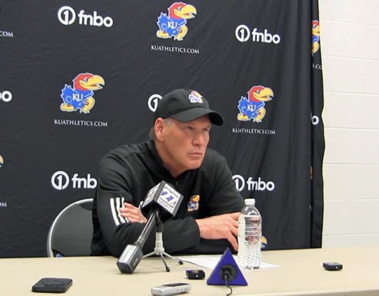 Watch: Lance Leipold after the Kansas State game [Video]