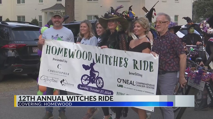 Homewood Witches Ride raises money for cancer research [Video]