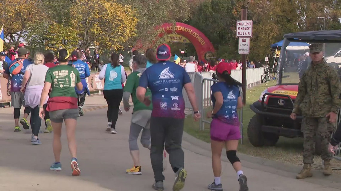 Honoring service members, 49th Marine Corps Marathon [Video]