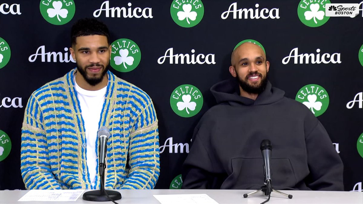 Jayson Tatum, Derrick White share hilarious exchange after Pistons win  NECN [Video]