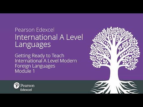 Getting Ready to Teach Pearson Edexcel International A Level French, German and Spanish (Module 1) [Video]