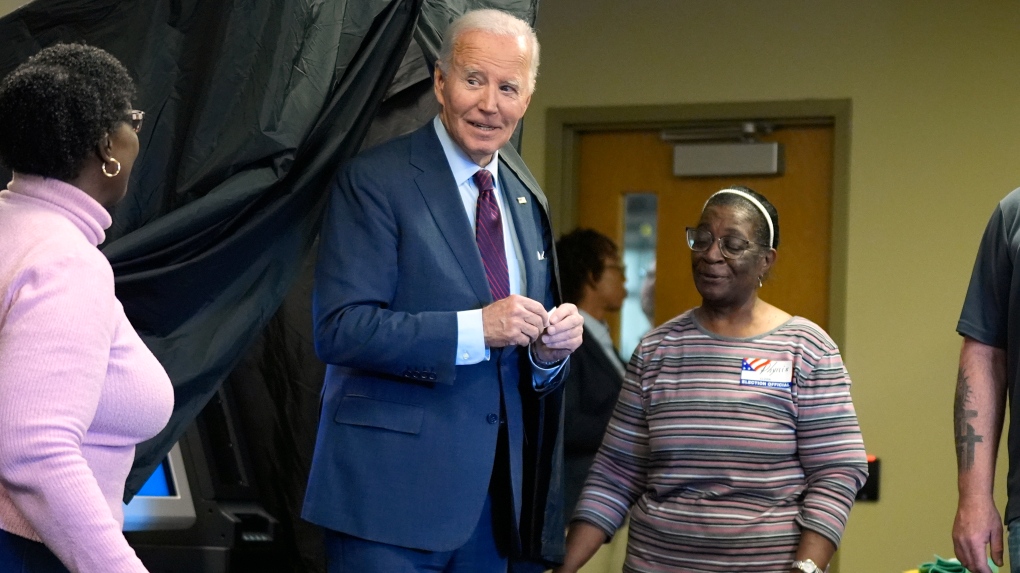 Joe Biden casts early ballot for Kamala Harris [Video]