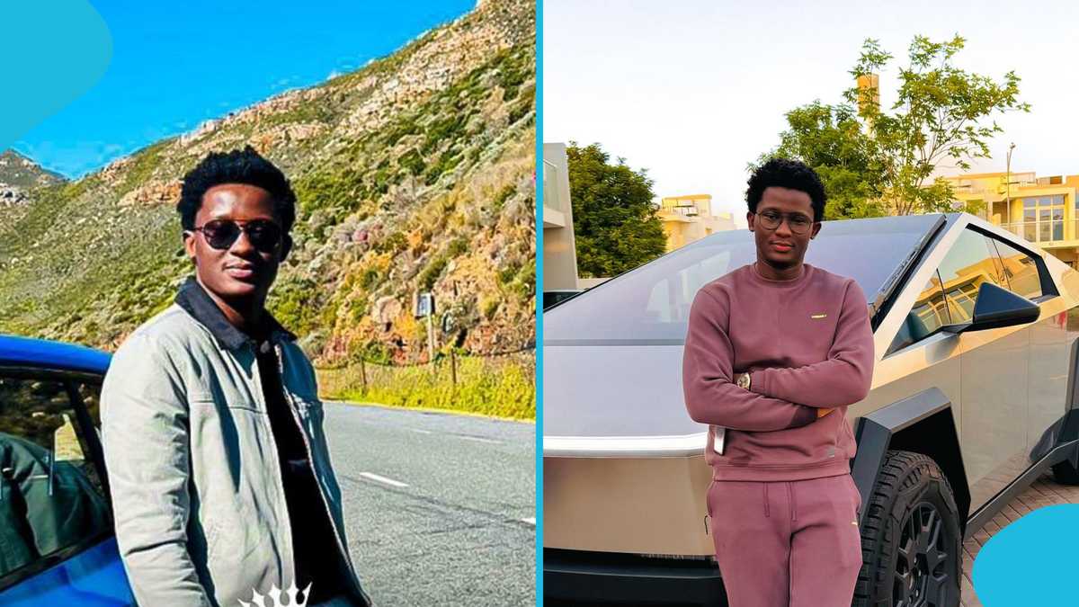 Kojo Forex: Young Rich Man Buys Tesla Cybertruck, Joins Despite As 1st Ghanaians To Own One [Video]