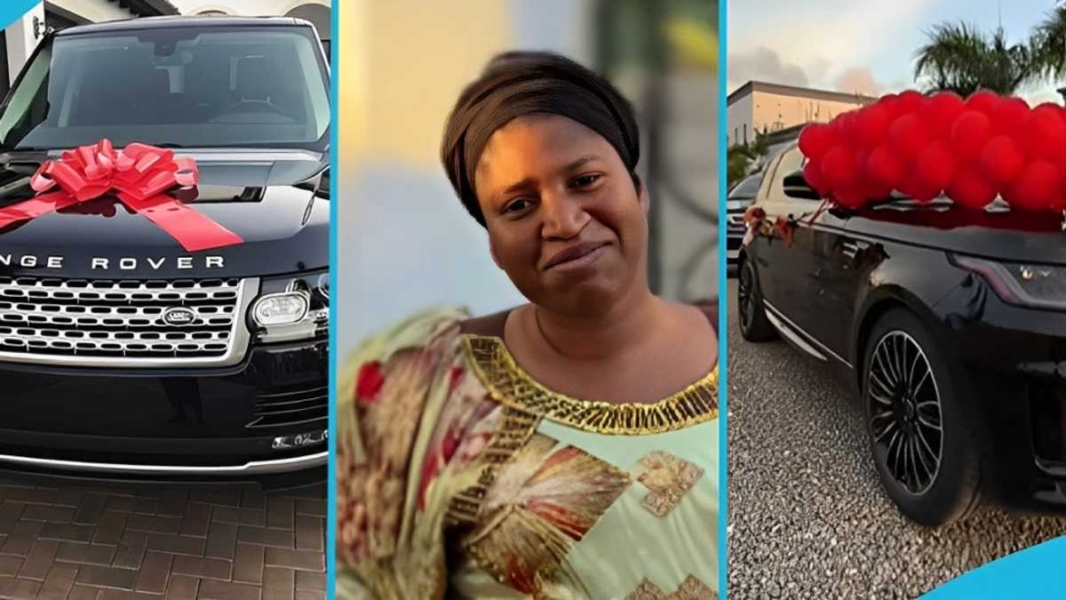 Ghanaian Man Gifts Pregnant Wife A Brand New Range Rover, iPhone & Bundles Of Dollar [Video]