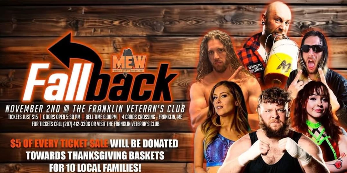 ME Wrestling event will raise funds to help families with Thanksgiving meals this holiday season [Video]