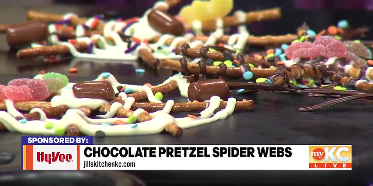 Chef Jill: Chocolate Pretzel Spiderwebs [Video]