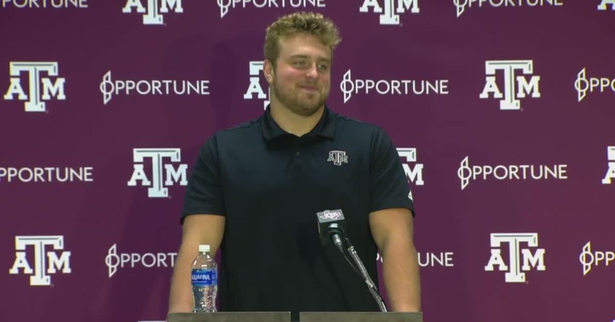 Texas A&M LT Trey Zuhn III previews game at South Carolina [Video]