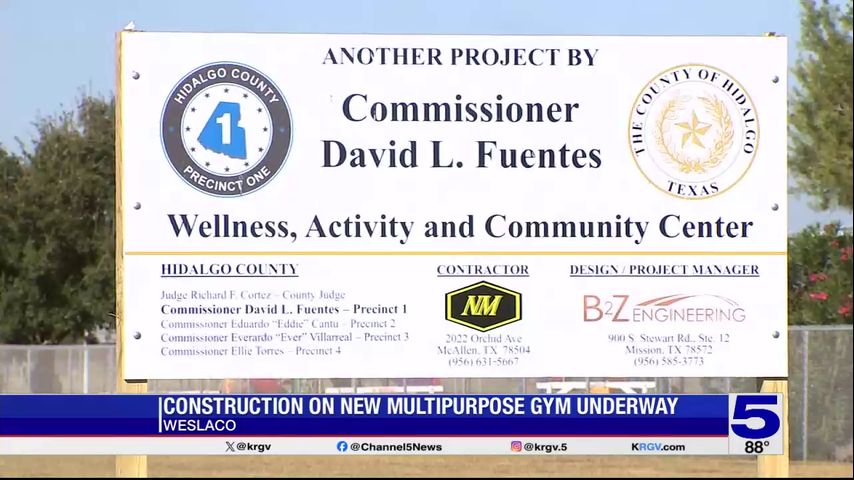 Construction set to begin on multipurpose gym facility in Weslaco [Video]