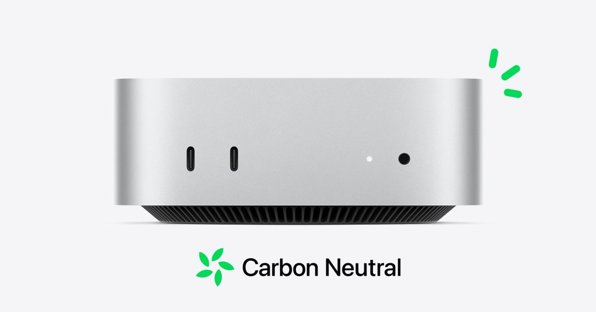 The M4 Mac mini is Apples first carbon neutral Mac [Video]