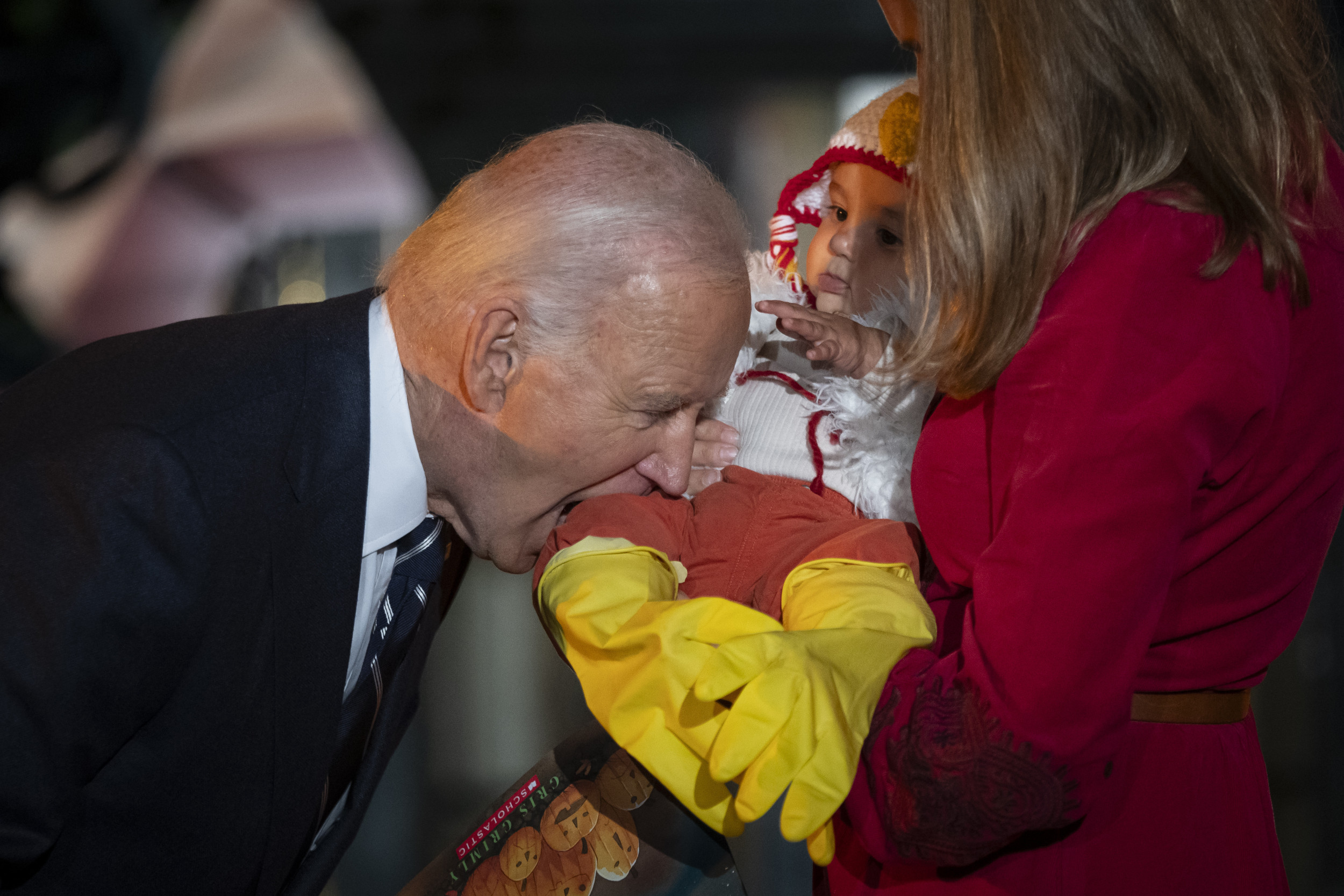 Joe Biden Bites Several Babies at Halloween Event [Video]