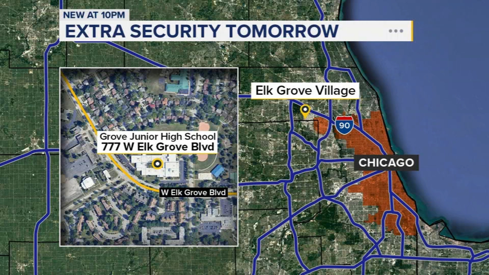 Grove Junior High School heightens security after middle school student makes threat, Elk Grove Village police say [Video]