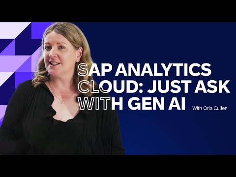 SAP Analytics Cloud: “Just Ask” – Data Analysis with Gen AI – New Feature [Video]