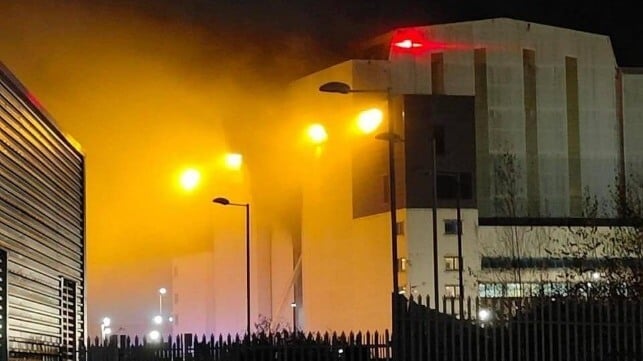 Fire Damages BAE Building Hall in UK for Nuclear Submarines [Video]