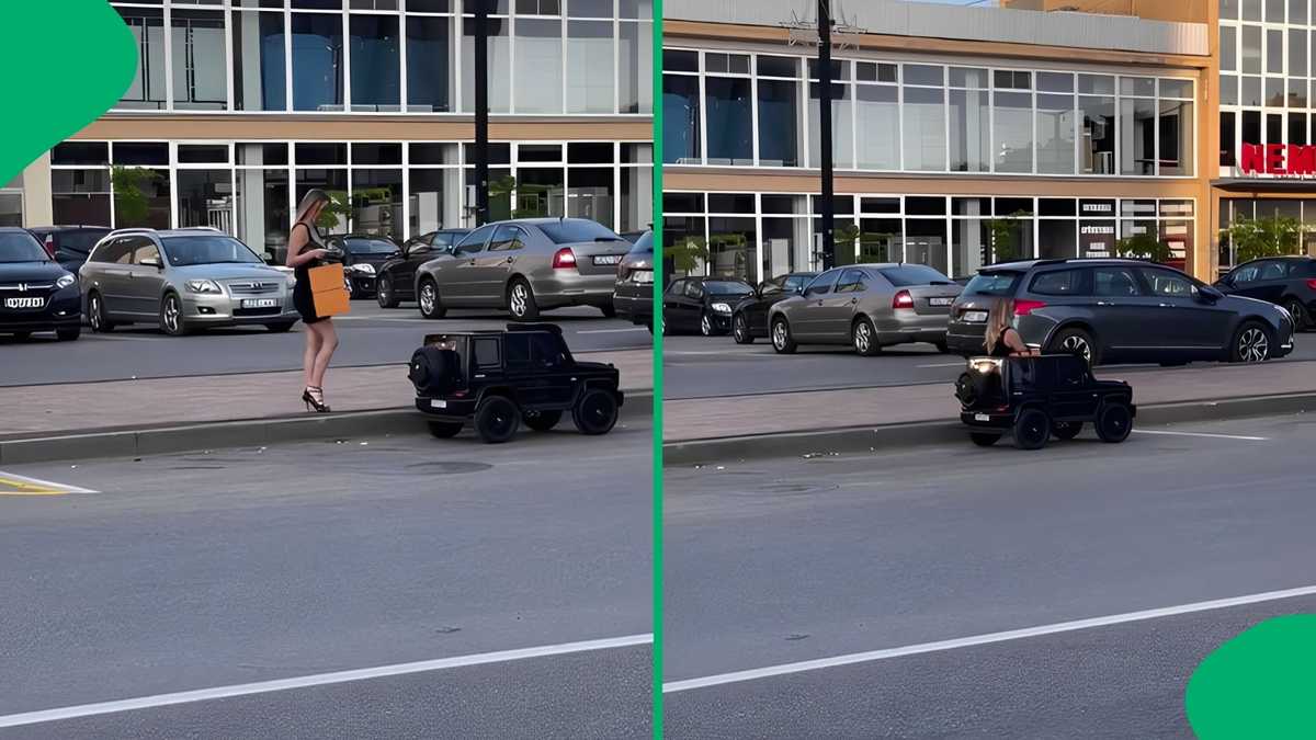 The Roads Should Get Ready for Us: Woman Drives Off in Kids Mini Car, SA Inspired [Video]