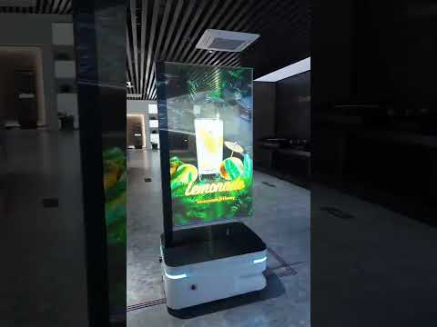 $ATEAGO A1 OLED Advertising Mobile Robot [Video]