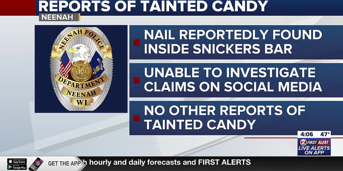 Neenah police: No confirmation of tainted candy claim on social media [Video]