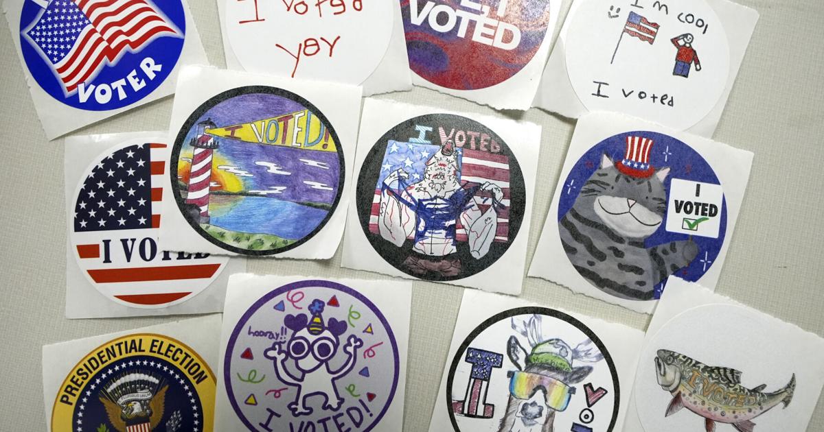 Creative ‘I Voted’ stickers branch out beyond the familiar flag design [Video]