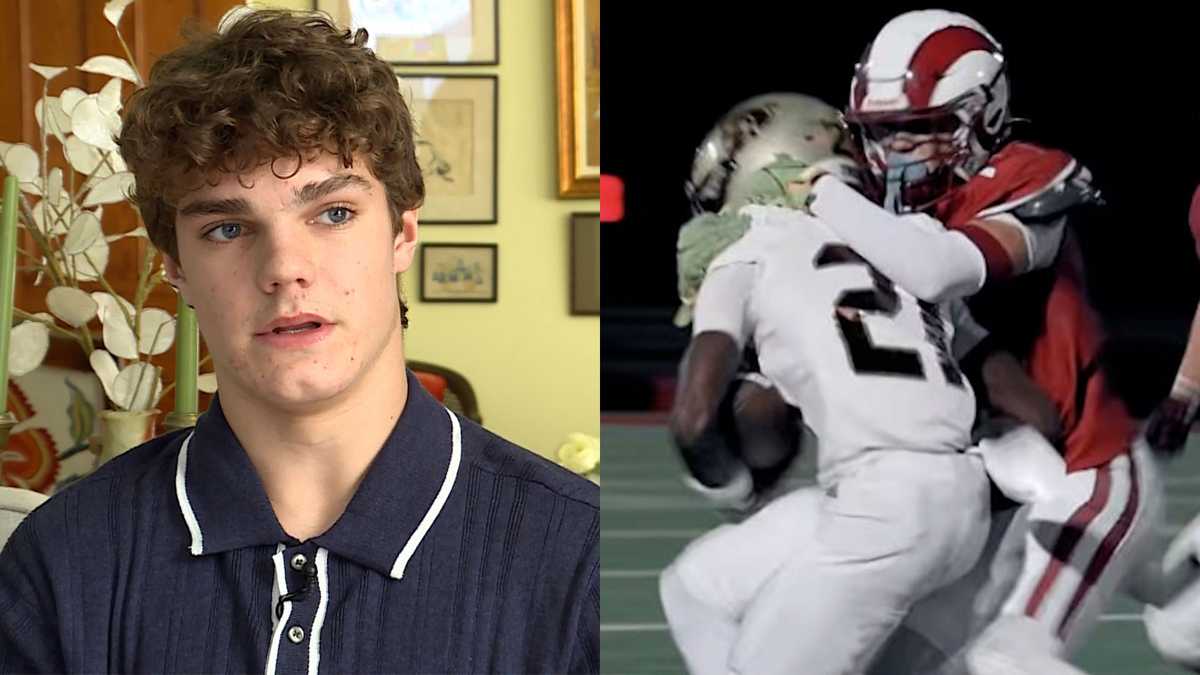 High school football player pledges to donate brain to science [Video]