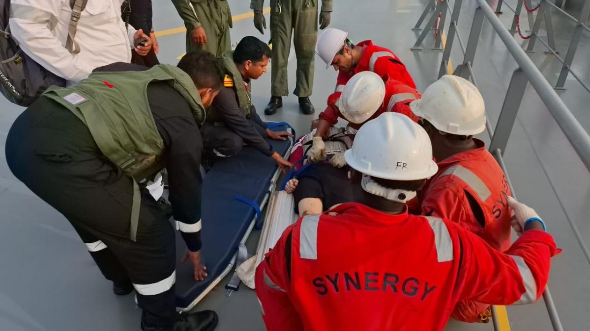 Indian Coast Guard rescues critically-ill seafarer from Liberian carrier MT Babylon [Video]