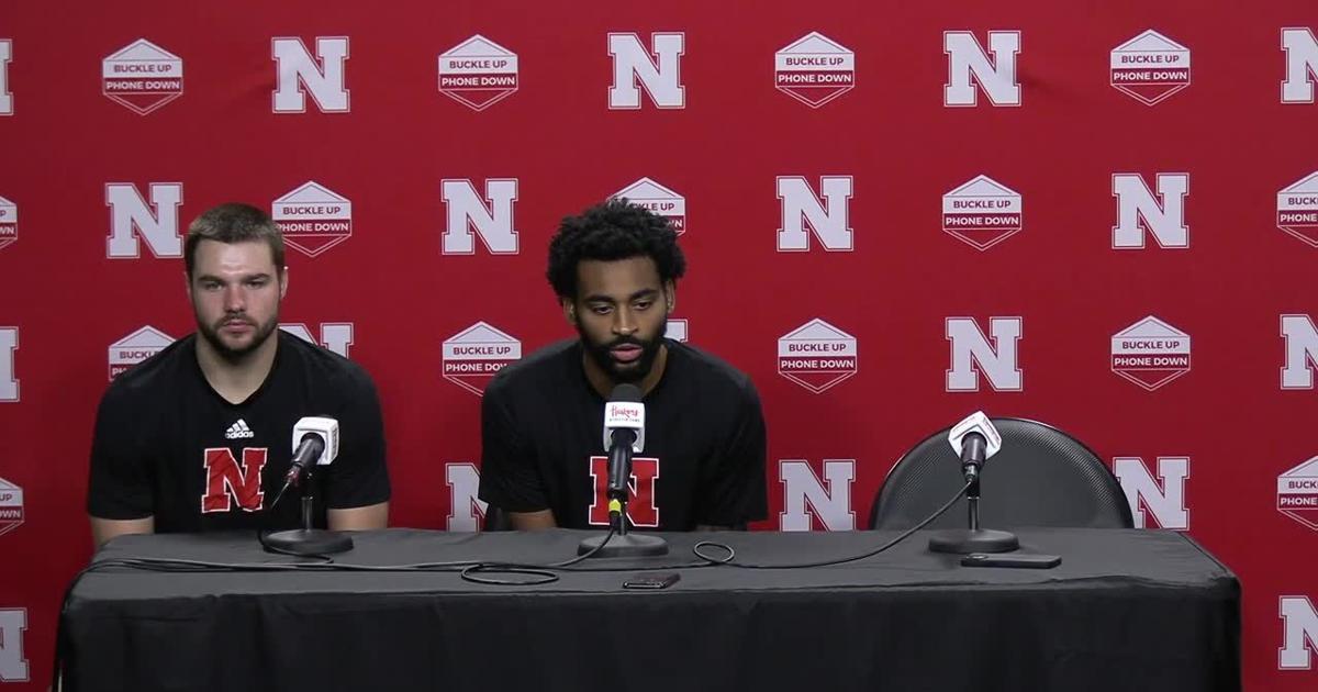 Nebraska’s Rollie Worster, Brice Williams at news conference  Nov. 1 [Video]