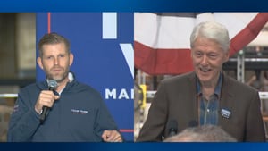 Former President Bill Clinton, Eric Trump visit local communities as Election Day quickly approaches [Video]