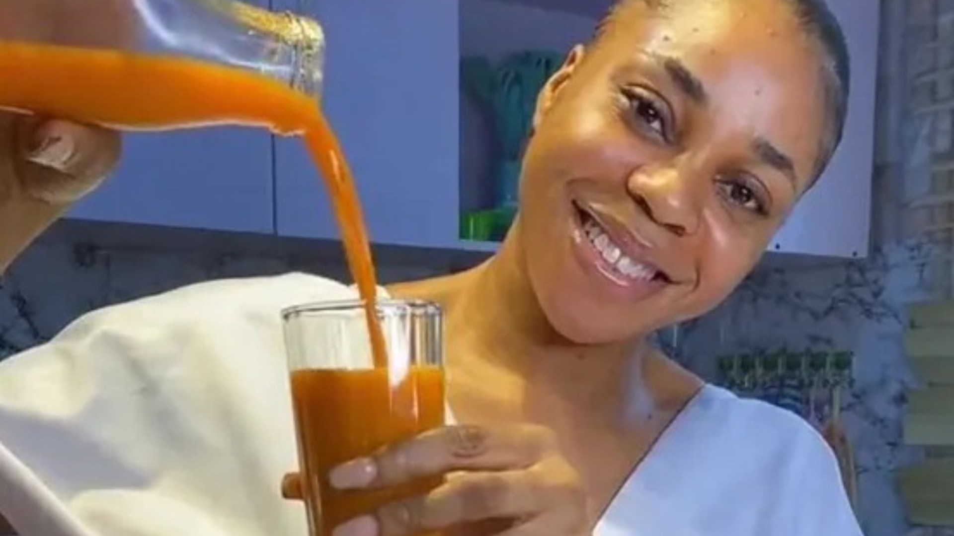 Everyone raves about retinol but my skin glows from within thanks to a homemade juice – here’s the exact recipe [Video]