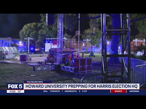 Howard University prepares to host Harris election night watch party [Video]