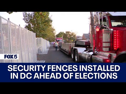 Security fences installed in DC ahead of Election Day [Video]