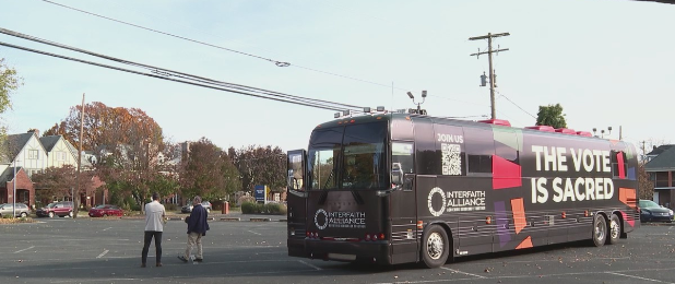 Interfaith Alliances Vote is Sacred bus tour stops in Harrisburg ahead of election [Video]