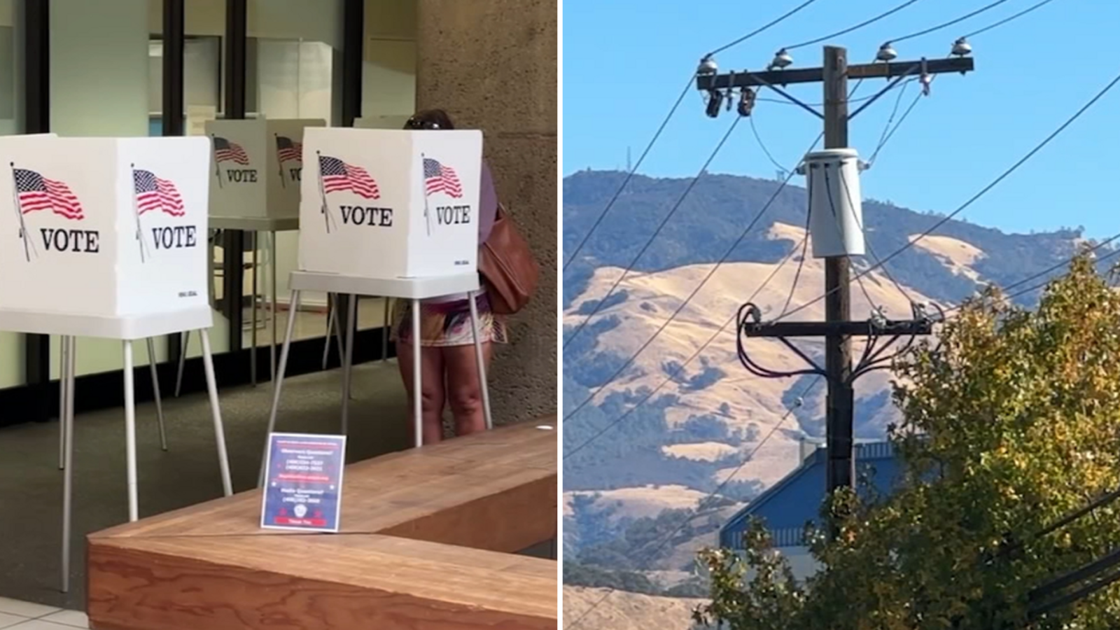 PG&E power shutoffs could impact voting locations; Red Flag Warning shuts down Alameda County voting center [Video]