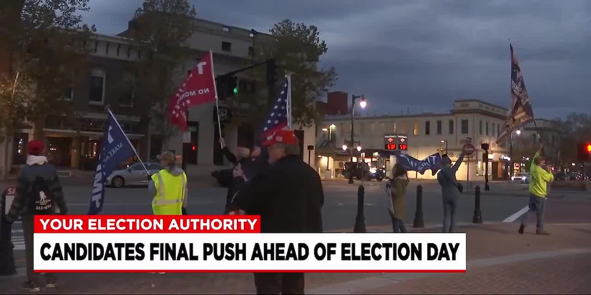 Harris, Trump supporters hold final standouts ahead of election day [Video]