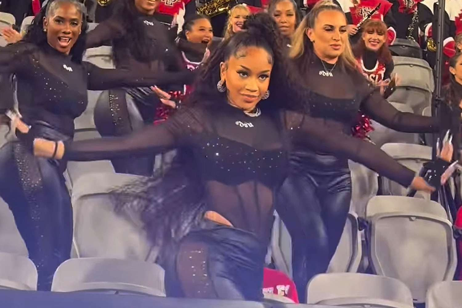 Saweetie Joins SDSU Majorettes in Dance Routine [Video]