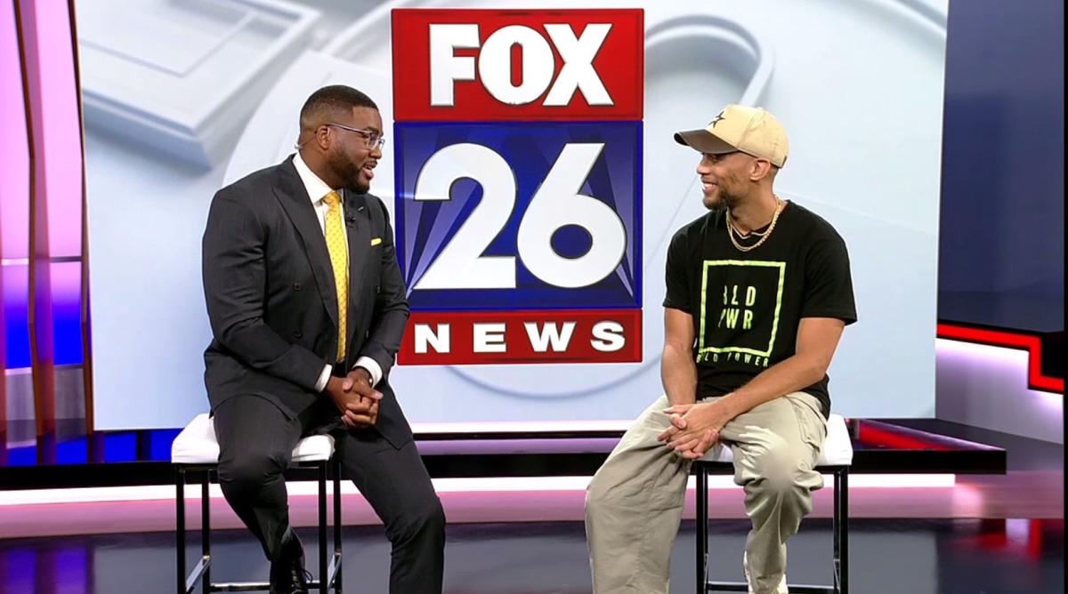 Kendrick Sampson in Houston encouraging going out to vote [Video]