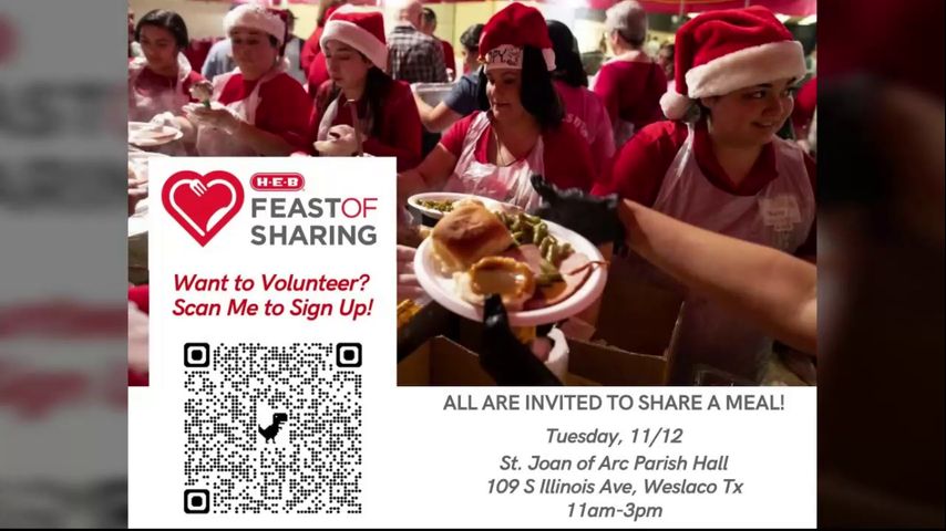 H-E-B holding 20th annual Feast of Sharing event in Weslaco [Video]