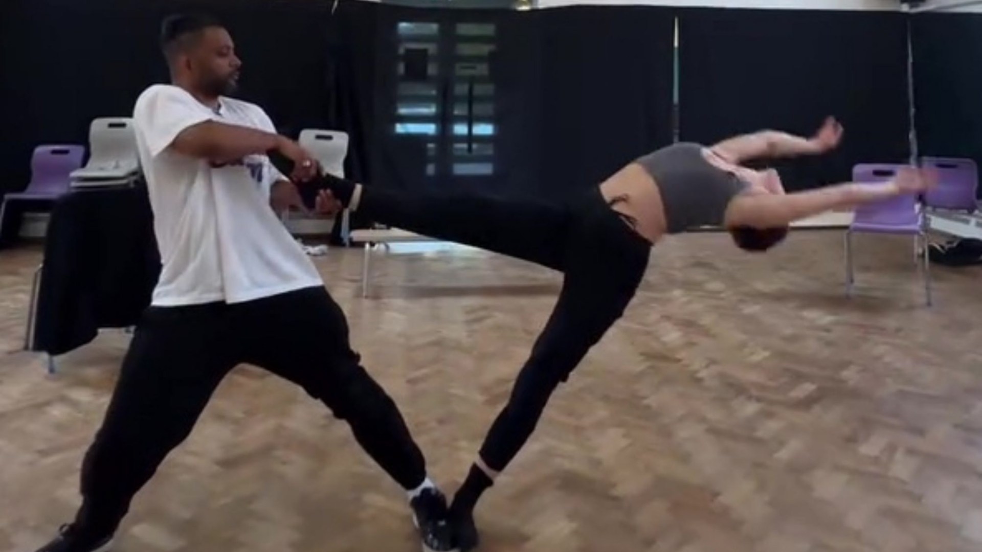 Strictly’s JB Gill shares steamy video with new partner Lauren as pair try out new TikTok trend