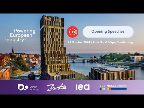 Opening remarks from the Powering European Industry event in Sønderborg, 29 October 2024 | Danfoss [Video]