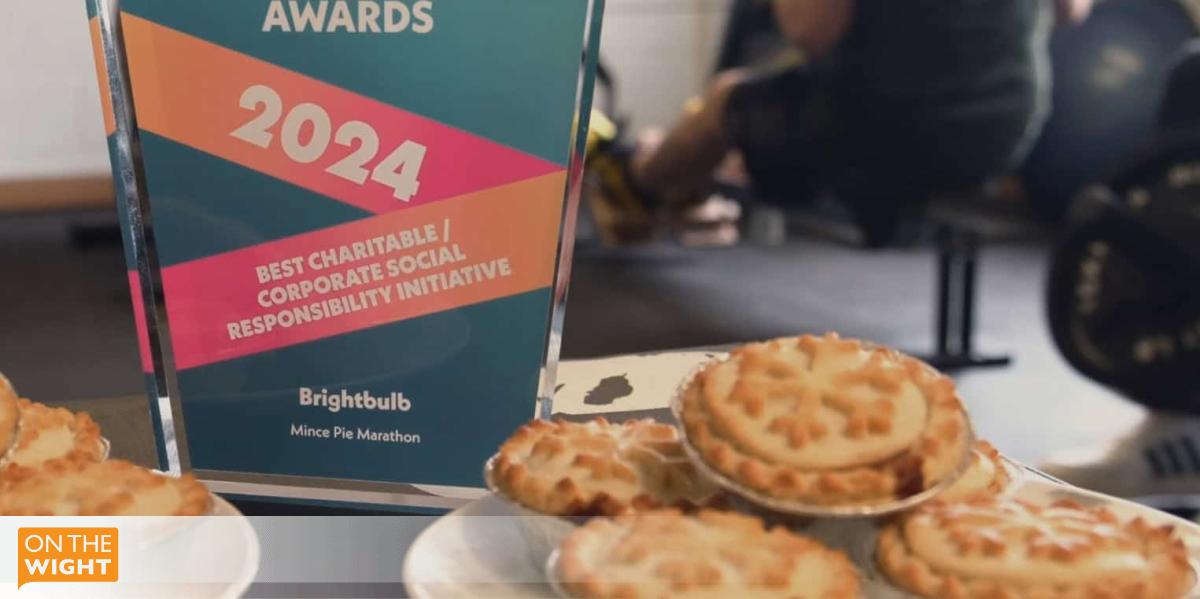 Brightbulb kicks off annual Mince Pie Marathon for the Wight Brainy Bunch [Video]