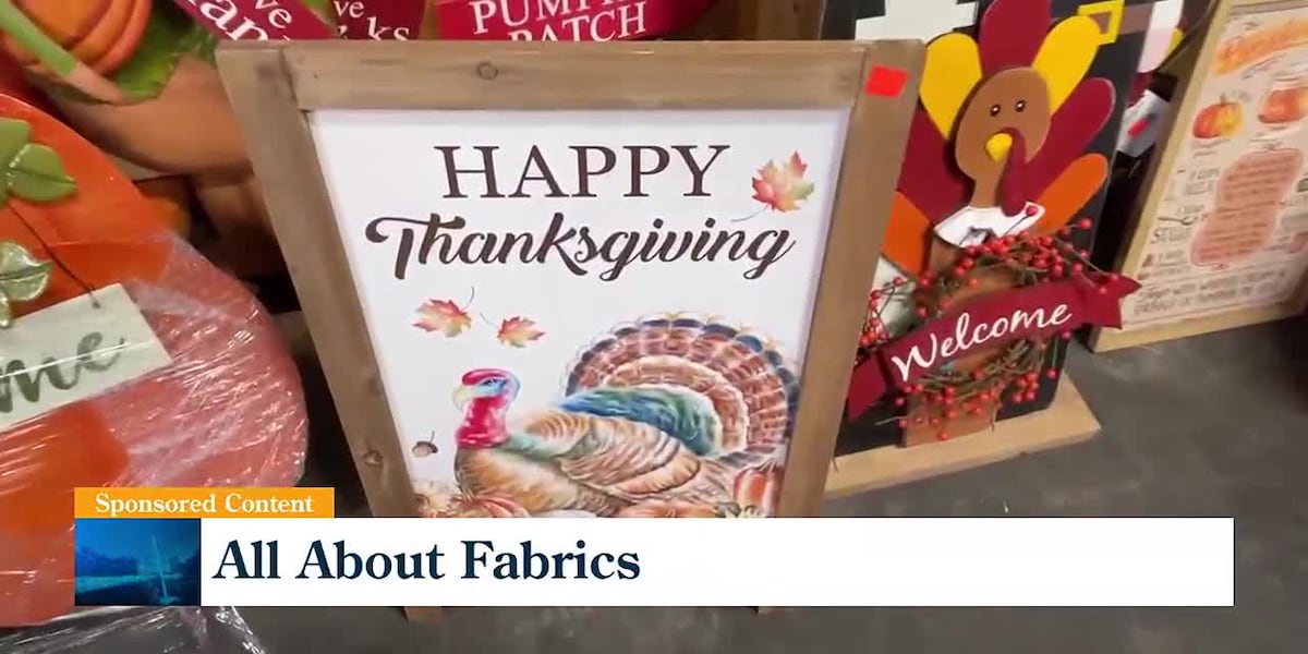 Get ready for fall hosting at All About Fabrics [Video]