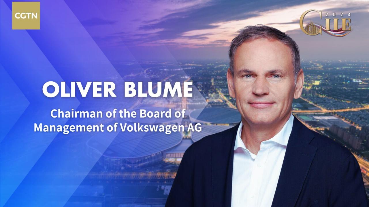 Blume: China is central to Volkswagen