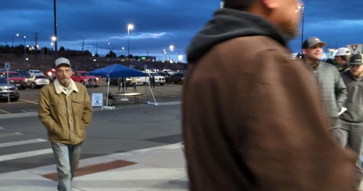 Voters line up before the polls open at MetraPark in Billings on Election Day [Video]