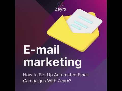 How to Set Up Automated Email Campaigns with Zeyrx! [Video]