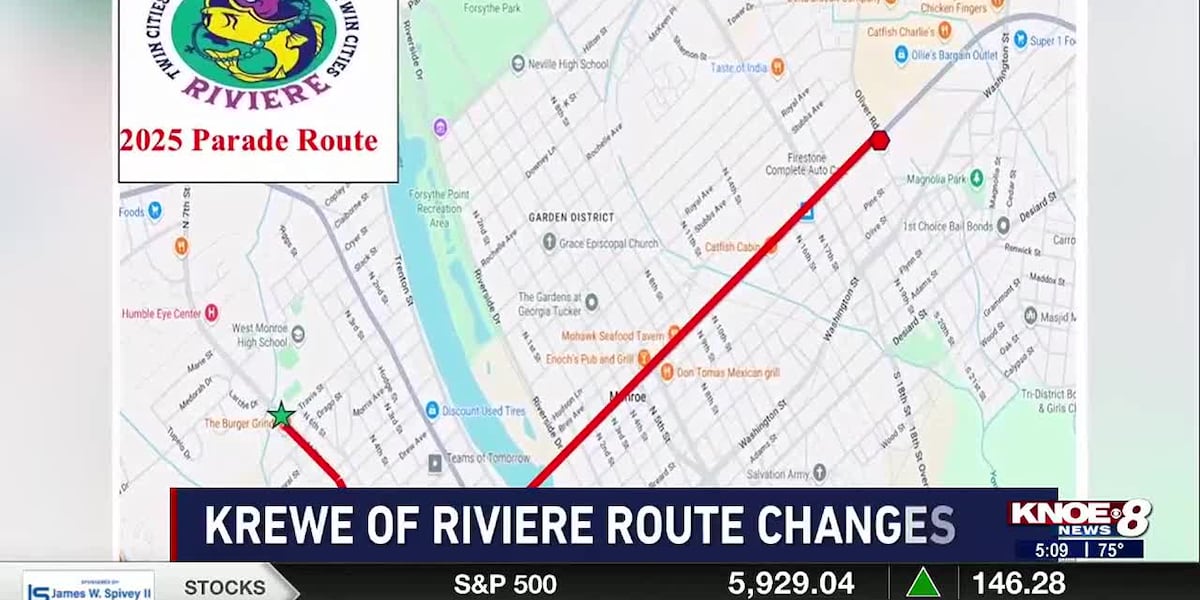 Krewe of Riviere announces route changes [Video]