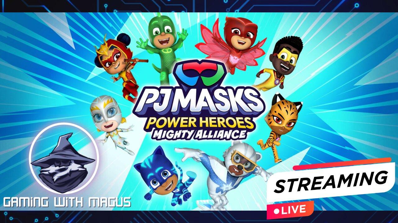 Gaming dad plays PJ Mask Power Heroes Mighty [Video]