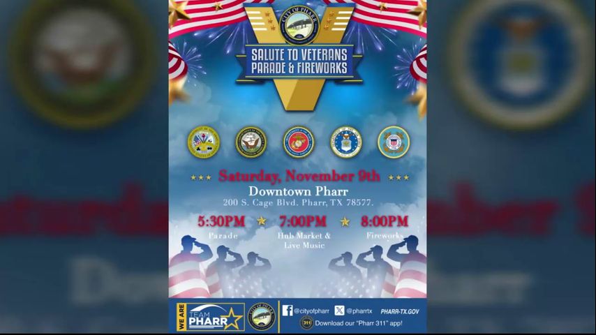 Veterans being honored at upcoming Pharr parade [Video]