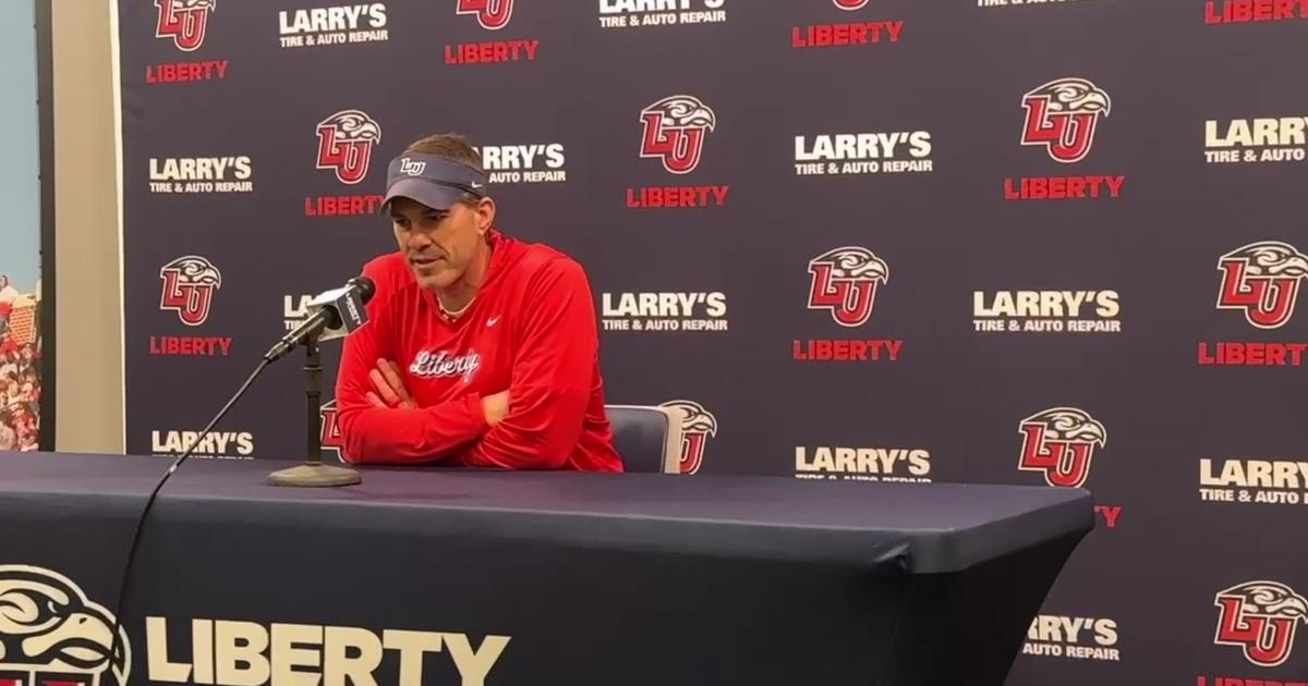 Liberty’s Jamey Chadwell and Jacob Jenkins discuss the Flames’ Saturday game against MTSU [Video]