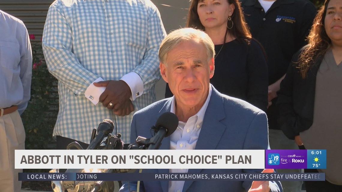 Gov. Abbott stops in East Texas to promote school choice [Video]