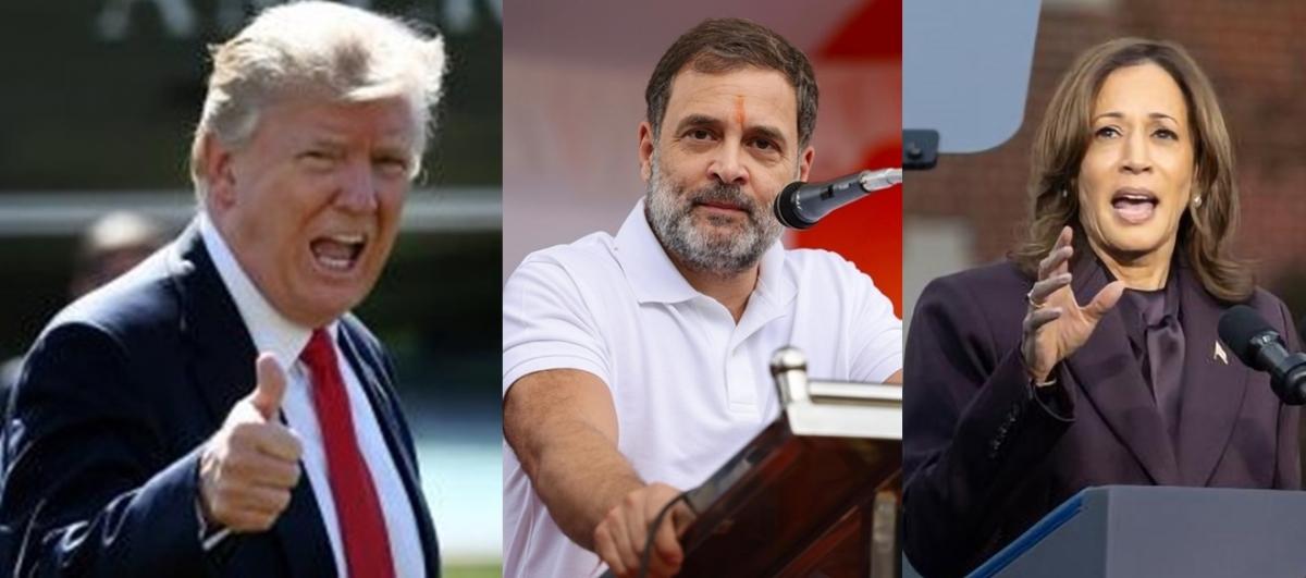 LoP Rahul Gandhi writes to both Trump and Harris after US poll results [Video]