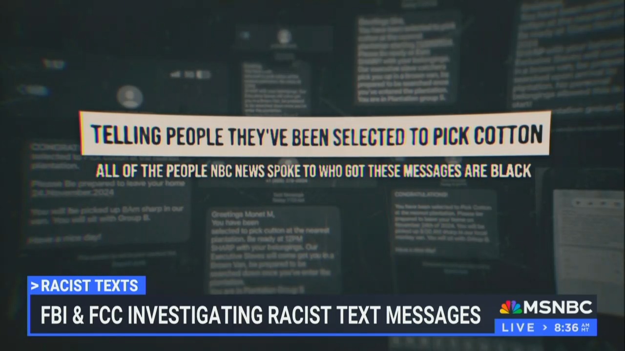 Feds Investigate Racists Texts Sent to Black Americans [Video]