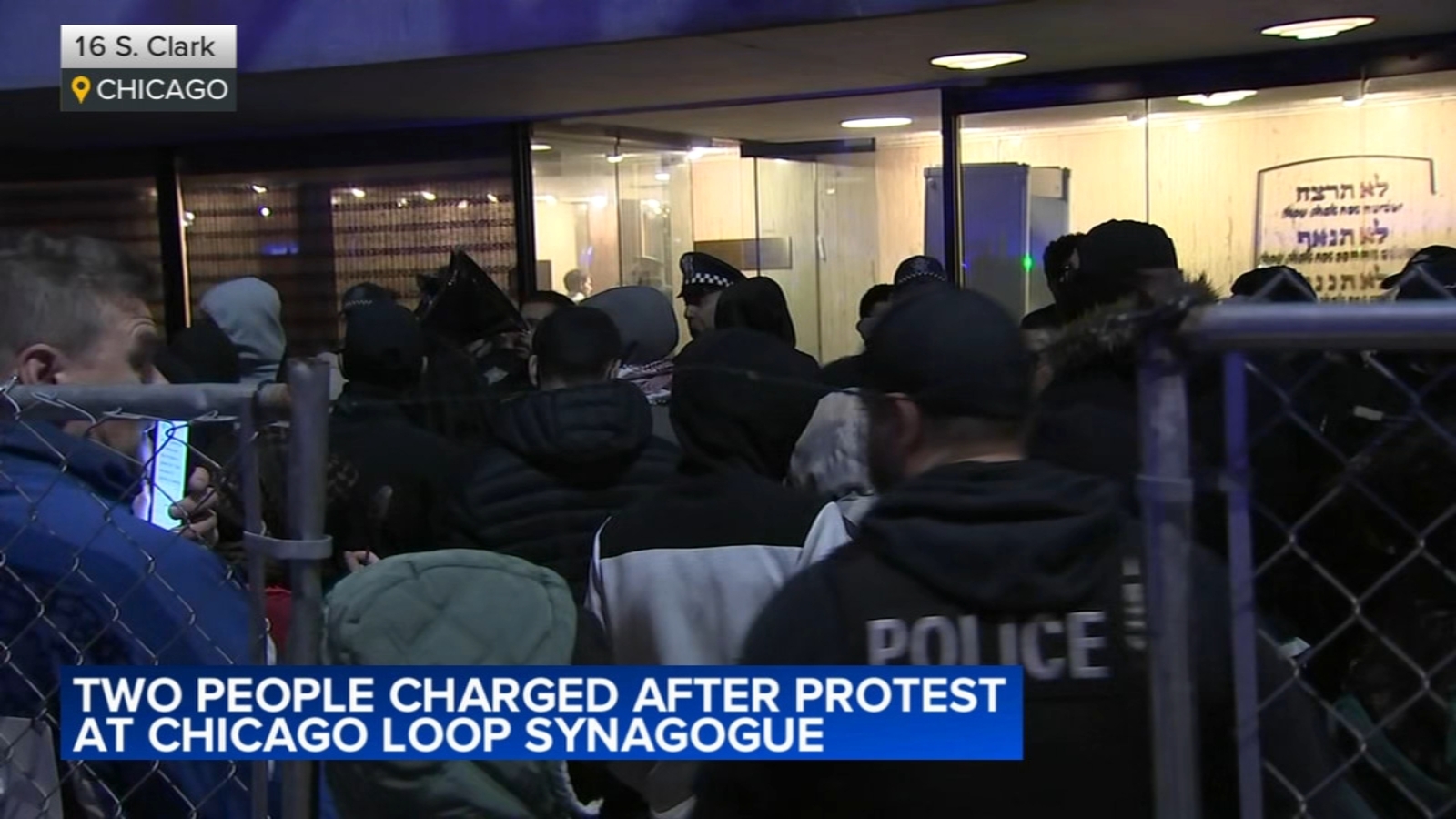 2 arrested at protest at Chicago Loop Synagogue after demonstrators register under fake names [Video]