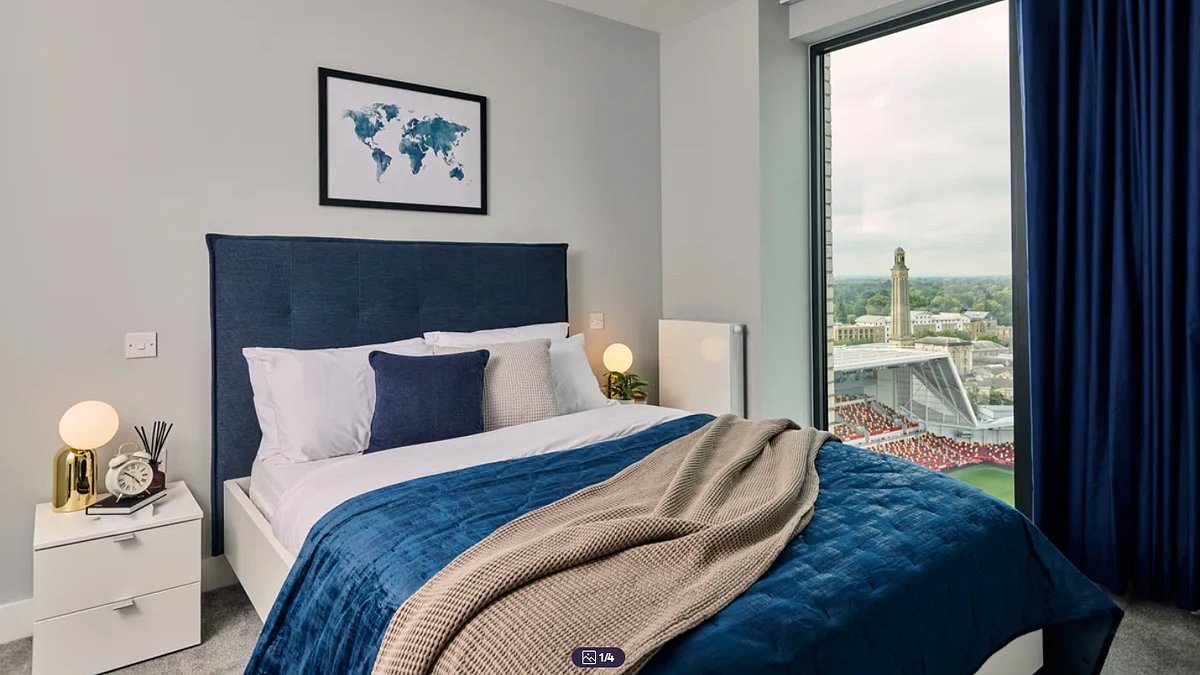 How YOU can get a flat overlooking a football stadium: Inside the homes with a ‘free Premier League season ticket’ – where one resident has men asking for dates just to watch matches [Video]